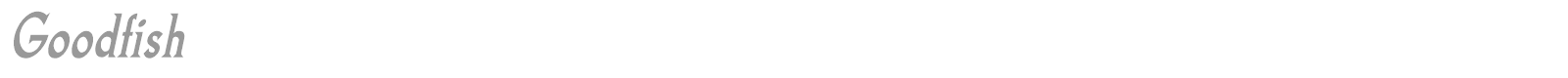 Goodfish font preview